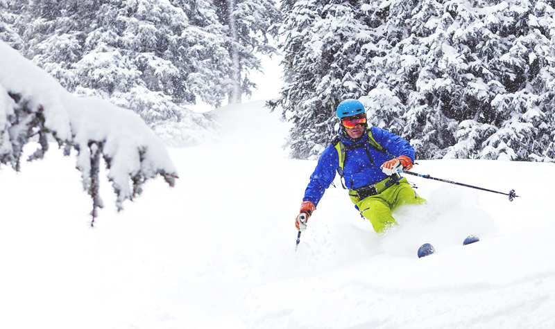 Freeride Skiing in "home of lässig"